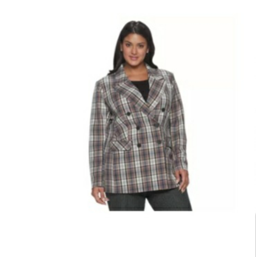 Cara Santana plaid womens suit size 20 NWT